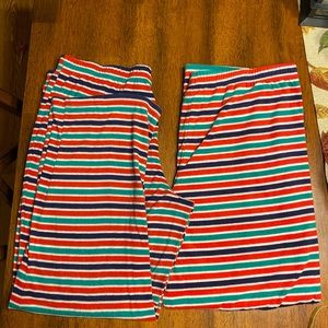 Jammies for your families. Two pair of pajama pants.  Size extra large
